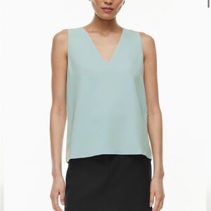 Babaton Aritizia Aquamarine Green Vera Blouse Size L (Never Worn)